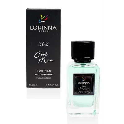 LORINNA PARIS COOL MEN №302 inspired by DAVIDOFF COOL WATER MEN