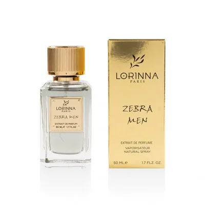 LORINNA PARIS ZEBRA MEN №50 inspired by RUMZ AL RASASI 9325 POUR LUI