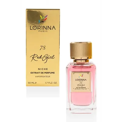 LORINNA PARIS RED GIRL №78 inspired by BACCARAT ROUGE 540 MAISON FRANCIS KURKDJIAN